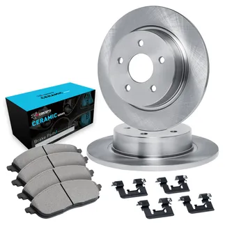R1 Concepts WFWH1-73090 Disc Brake Rotor Set W/ Ceramic Pads & Hardware